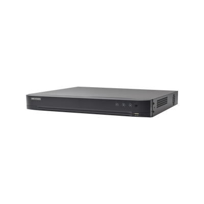 [DS-7224HQHI-K2] DVR 4 Megapixel / 24 Canales TURBOHD + 8 Canales IP / 2 Bahías de Disco Duro / 1 Canal de Audio / Videoanalisis