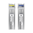 UFiber Módulo SFP, transceptor MiniGibic MonoModo 1.25 Gbps, distancia 3km, un conector LC, incluye 2 tranceptores