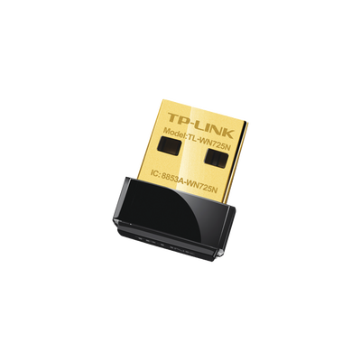 [TL-WN725N] Adaptador USB  Nano inalámbrico N 150 Mbps 2.4 GHz con 1 antena interna