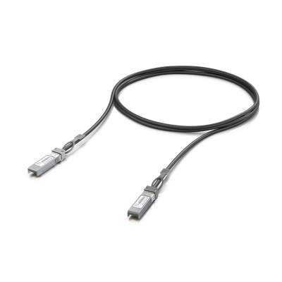 [UACC-DAC-SFP10-1M] Cable de conexión directa DAC de 1 metro SFP+ 1/10Gbps, ideal para switches UniFi