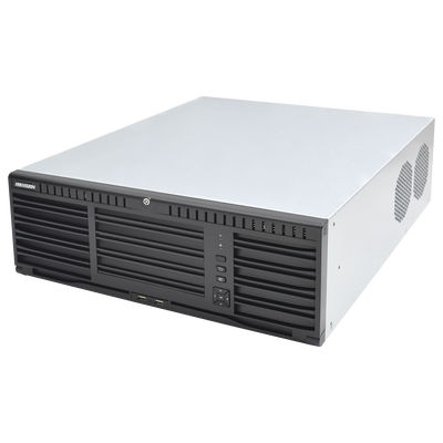 [DS-96128NI-I16] NVR 12 Megapixel (4K) / 128 canales IP / 16 Bahias de Disco Duro / 4 Puertos de Red / Soporta RAID con Hot Swap / NVR de Alto Desempeño