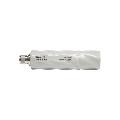 [RBGROOVEG-52HPACN] (Groove 52 ac) CPE y PtP en  2.4 o 5GHz 802.11 a/b/g/n/ac Conectorizado, con 400 mW de Potencia.