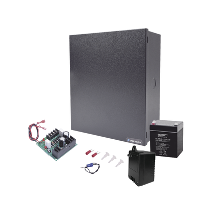 [PRO-12V-1AK] Fuente de 12 Vcc/1A para Control de Acceso con Batería Incluida.
