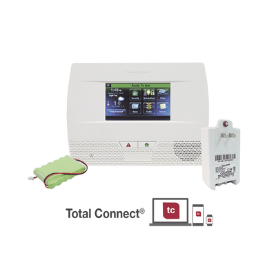 [L5210-PK-S] Panel de Alarma Inalambrico Autocontenido con Pantalla Touch L5210, integrable a casa inteligente usando servicio de Total Connect