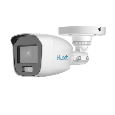 [THC-B129-PS] [ColorVu] Bala TURBOHD 2 Megapixel (1080p) / Imagen a Color 24/7 / Lente 2.8 mm / Luz Blanca 20 mts / IP66 / Policarbonato / Microfono Integrado