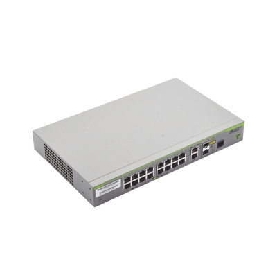[AT-FS980M/18-10] Switch Administrable CentreCOM FS980M, Capa 3 de 16 Puertos 10/100 Mbps + 2 puertos RJ45 Gigabit/SFP Combo