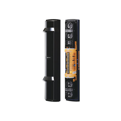 [SL200QDM] Barrera fotoelectrica de 60 metros 4 rayos  4 canales  doble modulación y transmision automatica de potencia del rayo