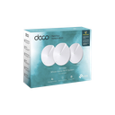 Kit 3 Routers Inalámbricos MESH Interior para Hogar / Doble Banda Wi-Fi 5 AC1300 Mbps / 2 Puerto Gigabit WAN/LAN / 4 Antenas Internas / Administración Mediante la App Deco (iOS, Android) / Protección HomeCare