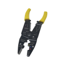 Pinza Cortacables / Pelacables 10 a 22 AWG con Plegador de Conectores.