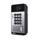 Audio Portero IP con 2 líneas SIP, relevador integrado, teclado numérico y lectora de tarjetas RFID para control de acceso, PoE