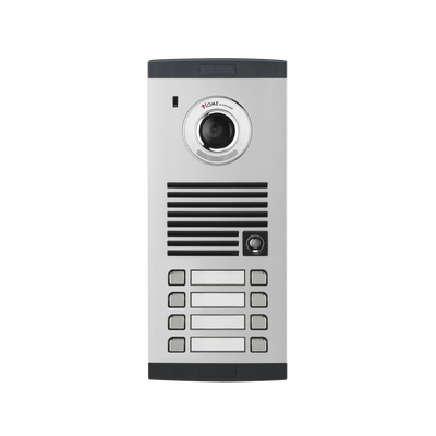 [KVL-C308I] Frente de calle para 8 Apartamentos, compatible con monitores de 4 hilos, expandible a 20 o 32 deptos.