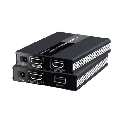 [TT371KVM] Kit extensor KVM ( Teclado, video, Mouse ) HDMI 1080P @ 60 Hz, 60 metros con cable CAT5e/6