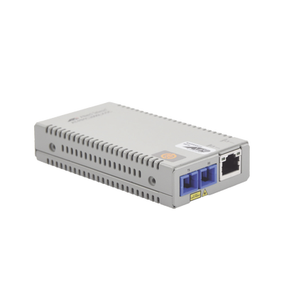 [AT-MMC2000LX/SC-TAA-60] Convertidor de medios Gigabit Ethernet a fibra óptica, conector SC, monomodo (SMF), versión TAA (Trade Agreement Act), 10 Km