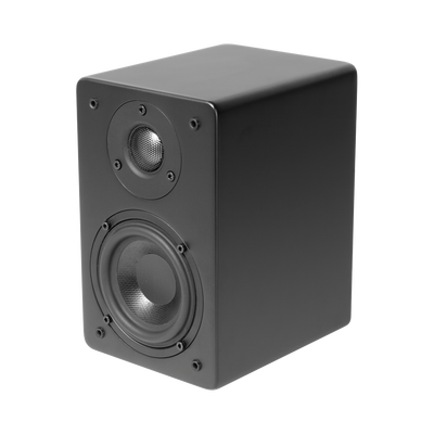 [CT4] Altavoz de Estantería | Woofer  de 4'' | Tweeter de 1 | Acabado negro mate | 40 watts | 8ohms
