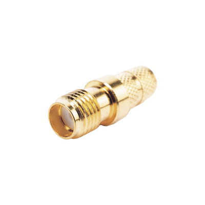 [TT-SM-0023] Conector SMA Hembra Inverso de Anillo Plegable para Cable RG-8/X, 9258, LMR-240, LMR-240UF,  LMR-LW240, Oro/Oro/Teflón.