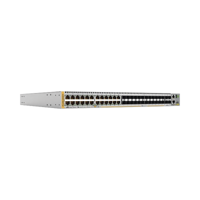 [AT-X930-28GSTX-901] Switch Stackable 24-port 10/100/1000T y 24-port 100/1000 SFP, 4 SFP+ y doble hotswap