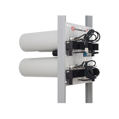 [M108-150-5TPM] Combinador en Panel para Rack 19", 148-174 MHz, 5 Canales (8"Diam.) 125 kHz Sep. 115 Watt, N Hembras.