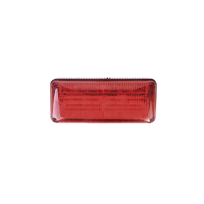 Luz de Emergencia QuadraFlare, Mica y LED Rojo, Ideal para Ambulancias