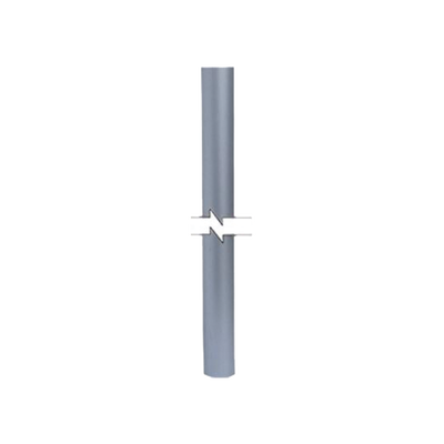[MTG-06-INOX] Mástil 6 metros, 2" diámetro Acero Inoxidable.