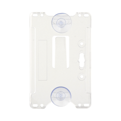 [ACCESS-HOLDERA] Porta tarjeta de plastico ABS / Transparente / Compatible con tarjetas ACCESSCARDEPC / PROCARDX o Formato CR80