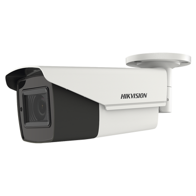 [DS-2CE19U1T-AIT3ZF] Bala TURBOHD 4K (8 Megapixeles) / Lente Mot. 2.7 a 13.5 mm / IR EXIR Inteligente 80 mts / Exterior IP67 / Soporta 12 Vcc & 24 VCA / dWDR