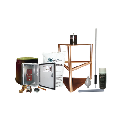 [KITMASTER03T] Kit Pararrayo con Accesorios de Instalación en Torre para Protección de 200 m de Diámetro.