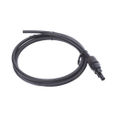 Cable Fotovoltaico 1.5 m, Negro, Calibre 10 AWG con Terminal MC4-H en un Extremo