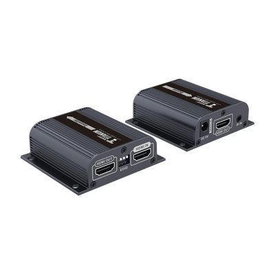 [TT372EDID] Kit Extensor HDMI para distancias de 50 metros / Soporta resoluciones 720 y 1080P @ 60 Hz / Cat 6, 6a y 7 / Salida Loop en el Tx para visualización local /  Configuración EDID / Soporta control remoto del equipo fuente / Alimente solo el Tx