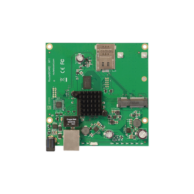 [RBM11G] Tarjeta CPU doble núcleo a 800MHz, ranura miniPCIe para un módulo inalámbrico de su elección y ranura SIM incluida.