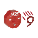 Alarma Multifunción Exit Stopper® para proteger puertas dobles (incluye contactos magnéticos)