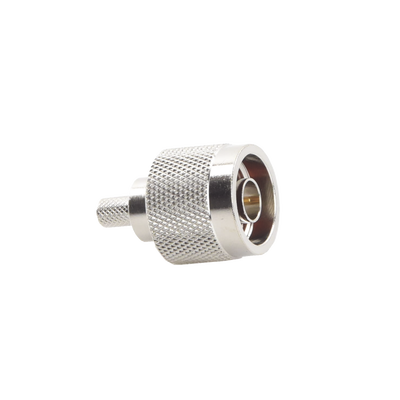 [RFN-1006-8X] Conector N Macho, Anillo Plegable y Pin Cautivo para RG-8/X, 9258, LMR-240, Níquel/ Oro/ Teflón.