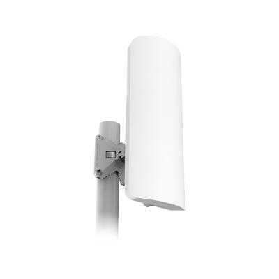 [RB911G-2HPND-12S] (mANTBox 2 12s) Punto de Acceso PTP y PTMP en 2.4 GHz con Antena Sectorial Integrada de 12 dBi y 120° de Apertura, Hasta 1000 mW de Potencia
