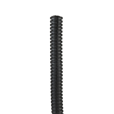 [CLT25F-C20] Tubo Corrugado Abierto para Protección de Cables, .25in (6.4 mm) de Diámetro, 30.5 m de Largo, Color Negro