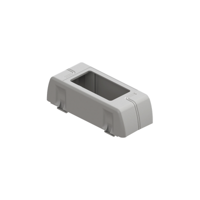 [DX18849] Porta equipamiento linea X rectangular para canaleta DX10000.00