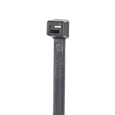 [S12-40-C0] Cincho de Nylon 6.6 StrongHold™, 300mm largo x 3.6mm ancho, Color Negro, Exterior Resistente a Rayos UV, Paquete de 100pz