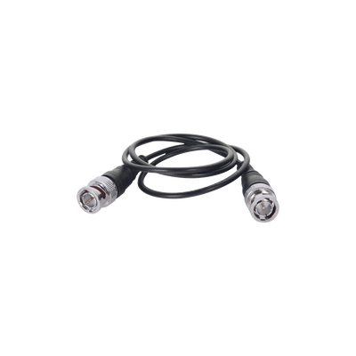 [J-BNC-06M] Cable Coaxial armado con conector BNC y longitud de 60 cm, Optimizado para HD ( TurboHD, HD-SDI, AHD )