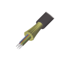 Cable de Fibra Óptica de 6 Hilos, Interior/Exterior, Tight Buffer, No Conductiva (Dieléctrica), LS0H, Multimodo OM4 50/125 Optimizada, 1 Metro (3.28 Pies)