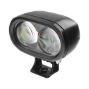 Luz LED de advertencia peatonal de punto azul para montacargas y vehiculos