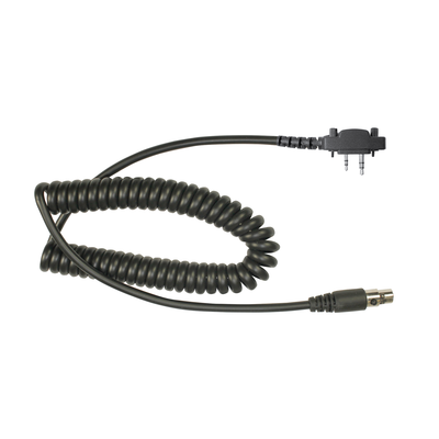 [MC-EM30S] Cable resistente al fuego (UL-914), para auricular HDS-EMB con atenuación de ruido para radios Icom IC-2000/3003/3013/3021/3103/4003/4013/4021/4031/4103/4210/4230, IC-F14, IC-F1000/2000/S/T