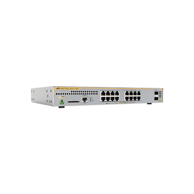 [AT-IE210L-18GP-60] Switch Industrial-Lite PoE+ administrable capa 2 de 16 Puertos 10/100/1000 Mbps + 2 puertos SFP, 247 W