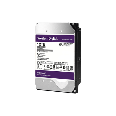 [WD121PURZ] Disco duro WD de 12TB / 7200RPM / Optimizado para Videovigilancia