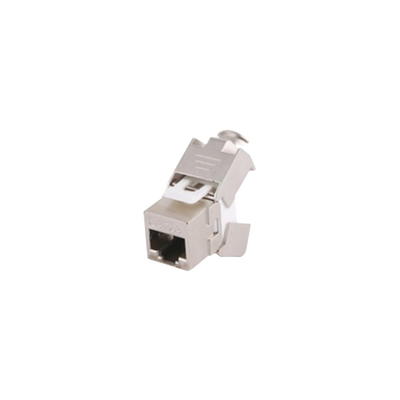 [LP-KJ6AS-04] Módulo Jack Keystone Cat6A Blindado (STP) sin Herramienta (Toolless) para Faceplate