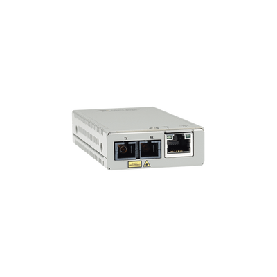 [AT-MMC200LX/SC-TAA-60] Convertidor de medios fast ethernet a fibra óptica, conector SC, monomodo (SMF), versión TAA (Trade Agreement Act)