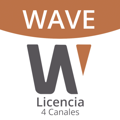 [WAVE-PRO-04] Licencia de 4 Canal de Wisenet Wave Profesional