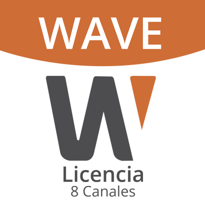 [WAVE-EMB-08] Licencia Wisenet Wave Para 8 Canales  de Grabador Hanwha