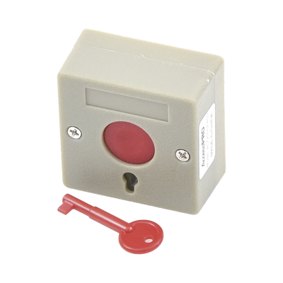 [ACCESSPA53] Botón de Pánico a Prueba de Fuego / Restablecimiento con Llave / Tamaño Compacto para Fácil Instalación