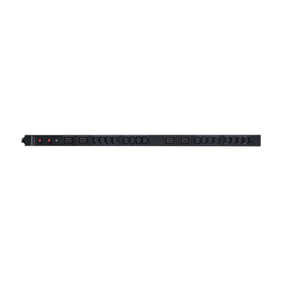 [PDU30BVHVT20F] PDU Básico para Distribución de Energía, Entrada 200-230 Vca NEMA L6-30P, Con 16 Tomas C13 y 4 C19, de Instalación Vertical, 30 Amp, 220 Vca