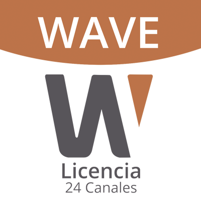 [WAVE-PRO-24] Licencia de 24 Canales de Grabación Wisenet Wave Profesional