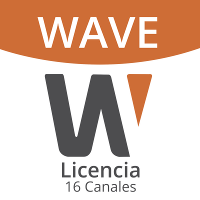 [WAVE-EMB-16] Licencia Wisenet Wave Para 16 Canales  de Grabador Hanwha