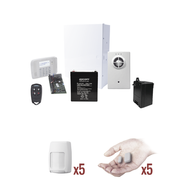 [VISTA48PROTEGE2] KIT VISTA48PROTEGE1 (Kit de Panel de Alarma con sensores totalmente inalambricos)